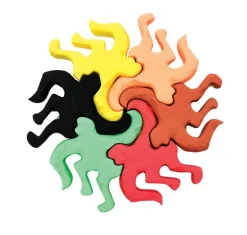 Big Foot Puzzle Erasers - 24 per display