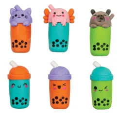 Boba Tea 3D Eraser Pencil Toppers - 48 per Bag