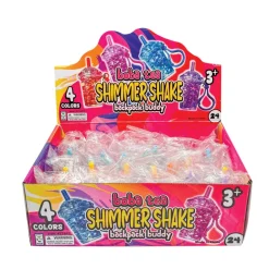 Boba Tea Shimmer Shake Keychain - 24 per display