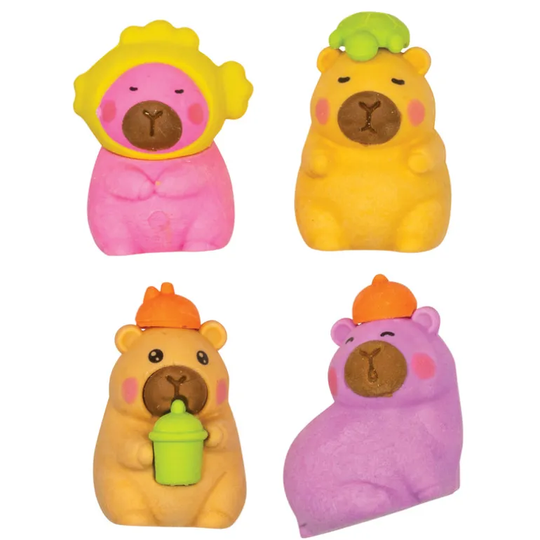 Capybara 3D Eraser - 24 per tub