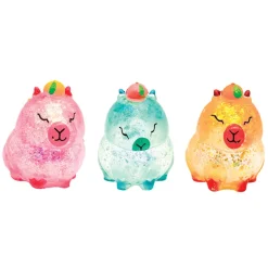 Capybara Glitter Squeeze Toys - 12 per display