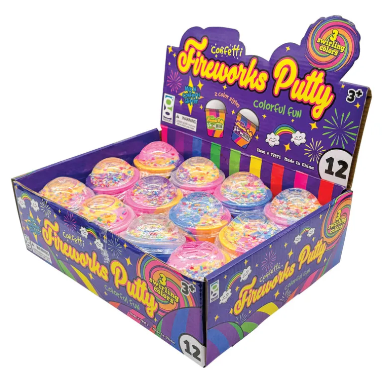Confetti Fireworks Putty - 12 per display