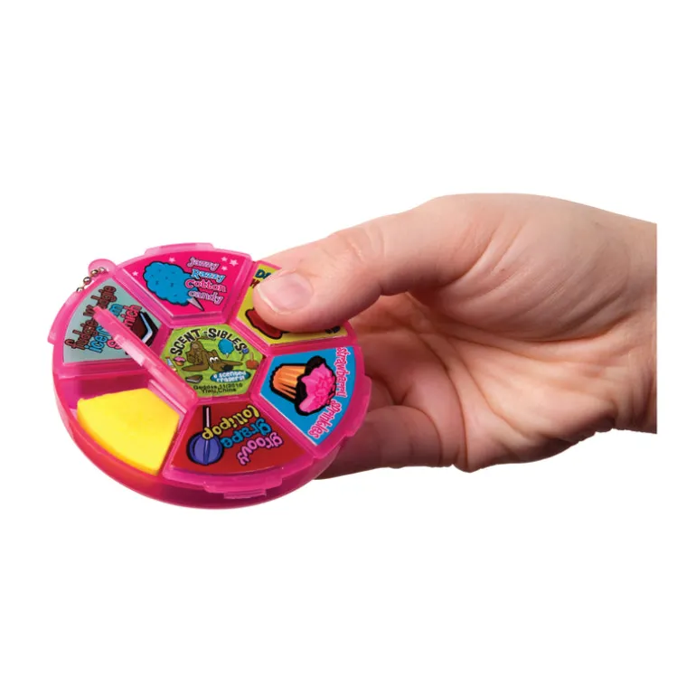 6-Ct Scentsibles Carnival Eraser Wheels - 24 per bag