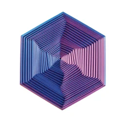 3D Printed Fractal Fidget Hexagon Toys - 12 per box