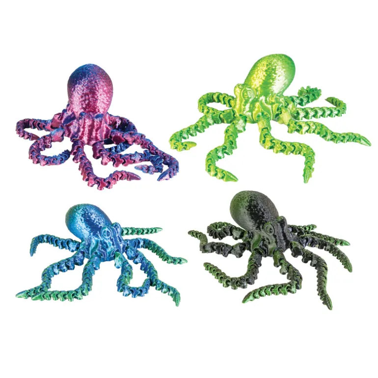 3D Printed Octopus Fidget Toys - 16 per box