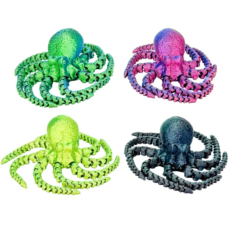 3D Printed Octopus Fidget Toys - 16 per box