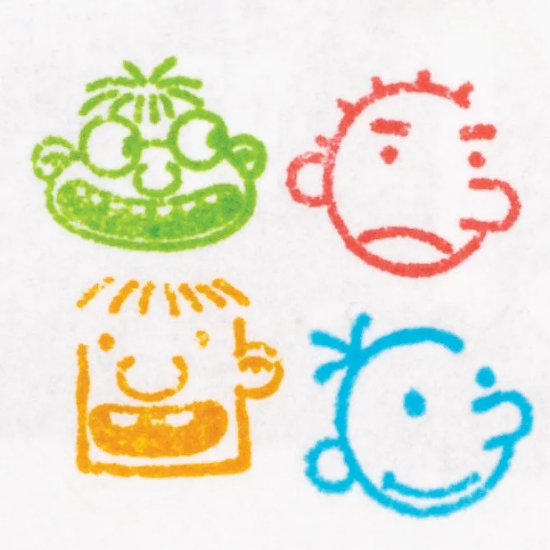 Diary of a Wimpy Kid 6-color Pen with Stamper - 12 per display