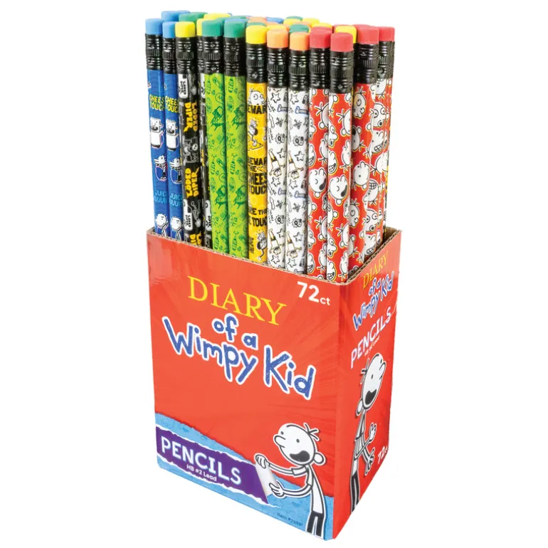Diary of a Wimpy Kid Pencils - 72 per display
