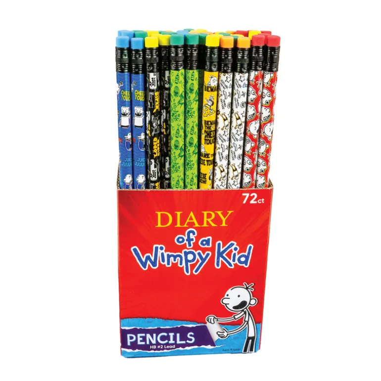 Diary of a Wimpy Kid Pencils - 72 per display
