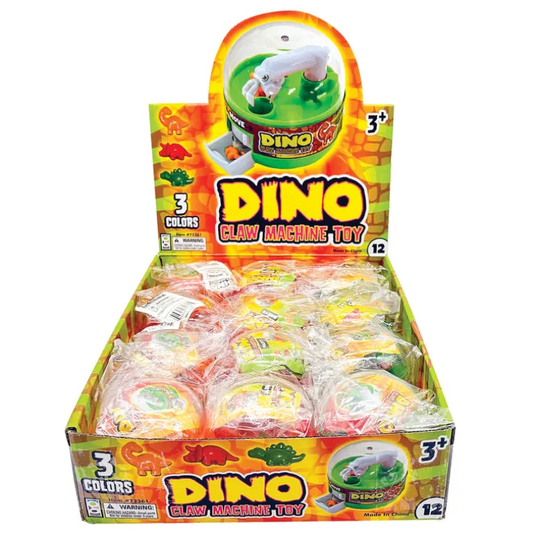 Dino Claw Machine Toys - 12 per display