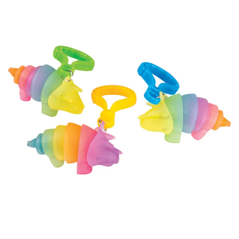 Dinosaur Glow-in-the-Dark Fidget Keychain - 24 per bag