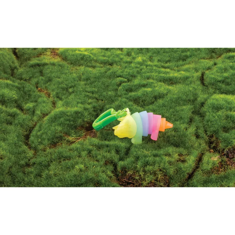 Dinosaur Glow-in-the-Dark Fidget Keychain - 24 per bag