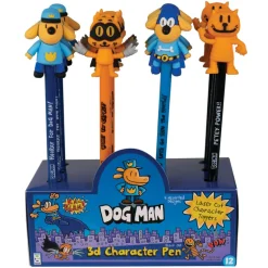 Dog Man Character Pens - 12 per display