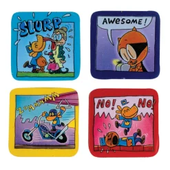 Dog Man Comic Erasers - 24 per display