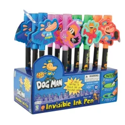 Dog Man Invisible Ink Pen - 12 per display