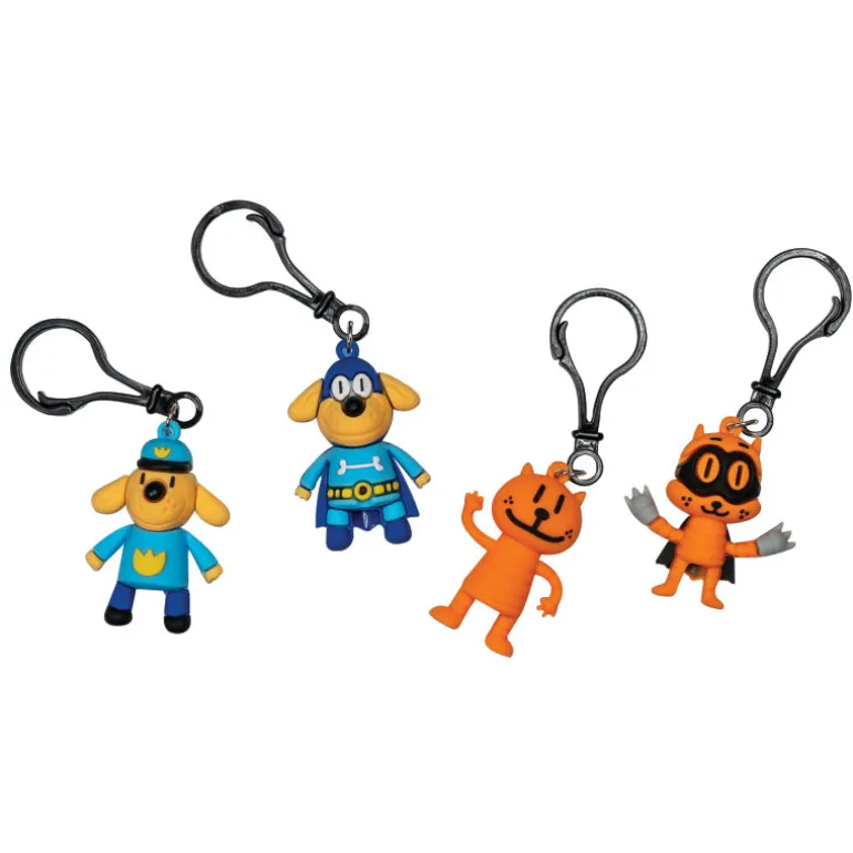 Dog Man Keychain - 24 per bag