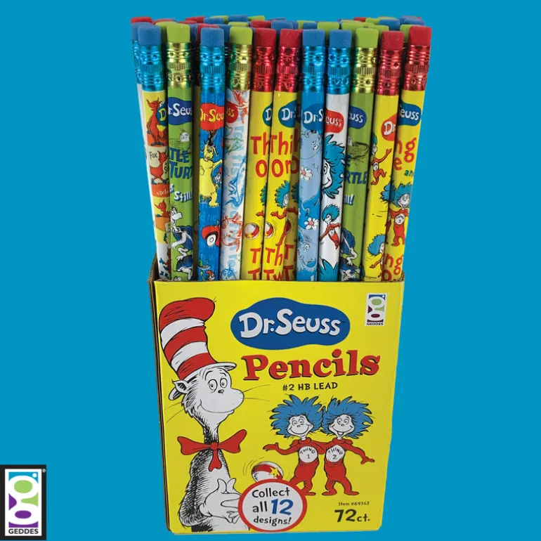 Dr. Seuss™ Assorted Pencils - 72 per display