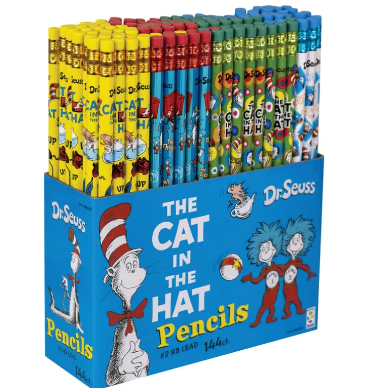Dr. Seuss™ Cat in the Hat Pencils - 144 per display