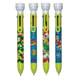 Dr. Seuss™ Grinch 6-Color Pens with Stamper - 12 count