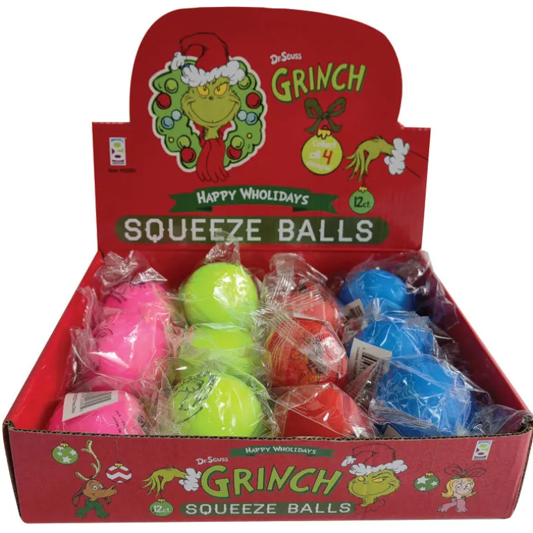 Dr. Seuss™ Grinch Squishy Balls - 12 per display