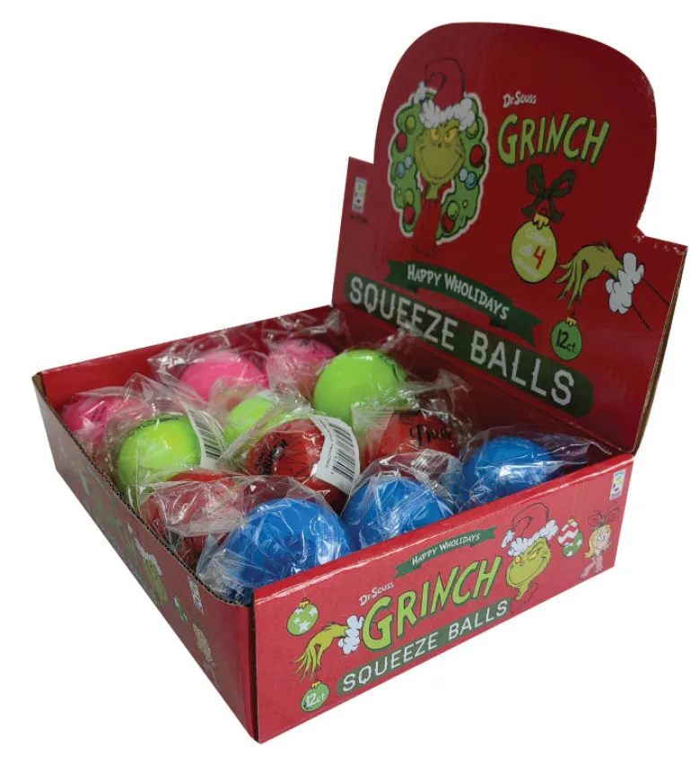 Dr. Seuss™ Grinch Squishy Balls - 12 per display