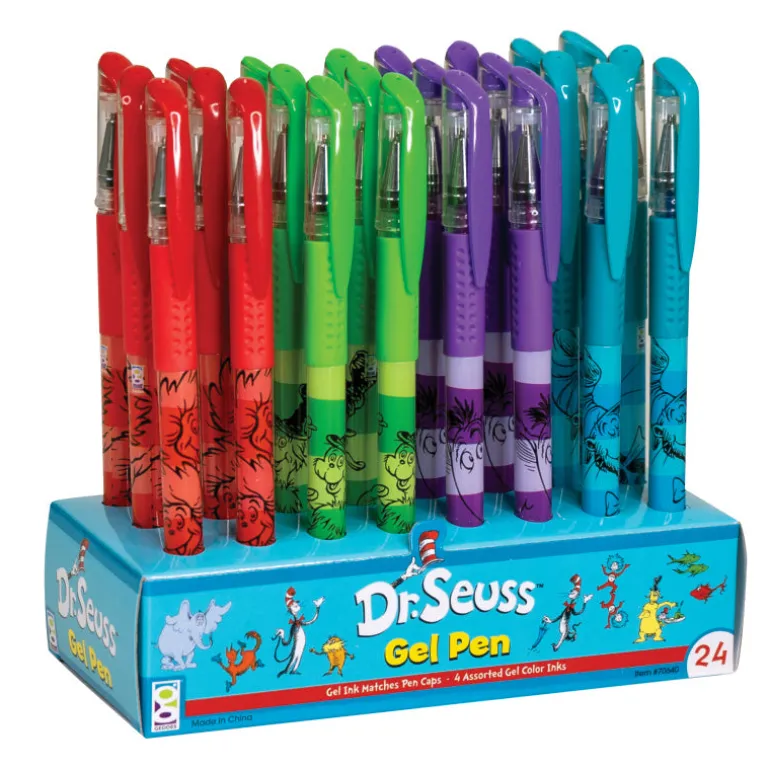 Dr. Seuss™ Grip Gel Pens - 24 per display