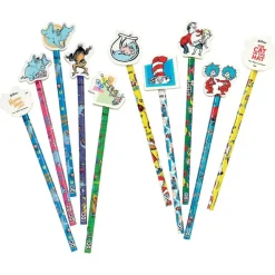 Dr. Seuss™ Pencils with Giant Erasers - 36 per display