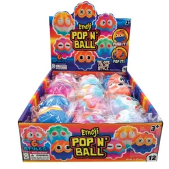 Emoji Pop N Ball - 12 per display
