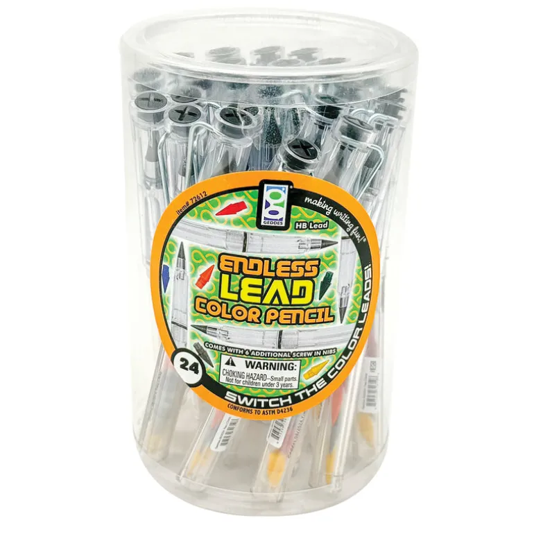 Endless Lead Color Pencils - 24 per tub
