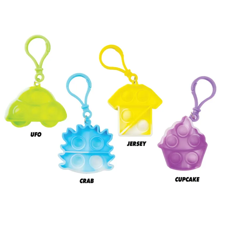 Fidget Poppers Keychain - 100 per bag