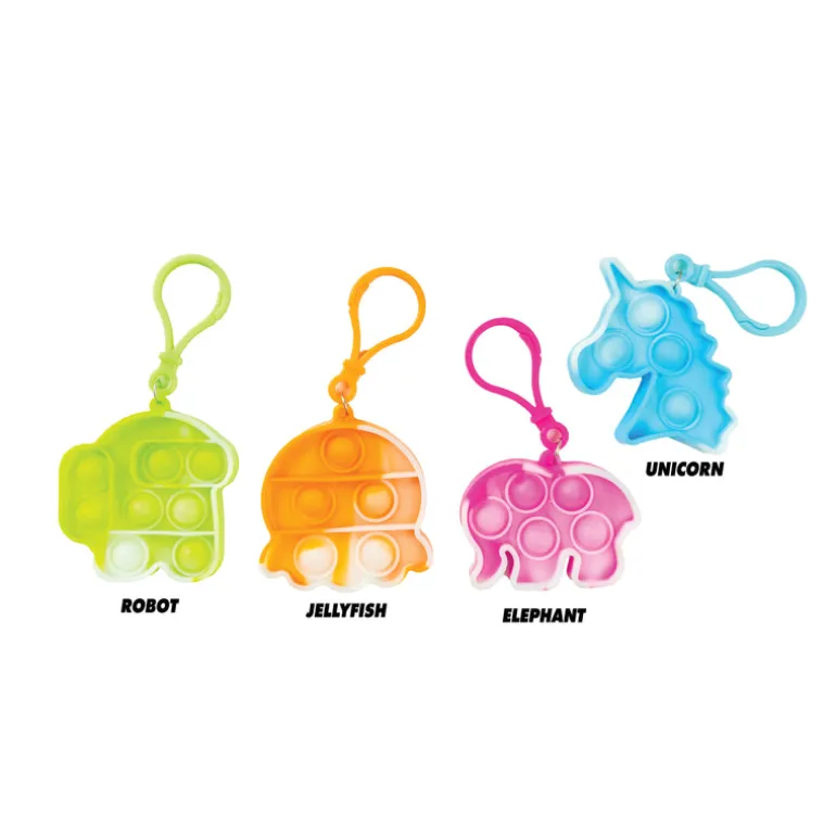 Fidget Poppers Keychain - 100 per bag