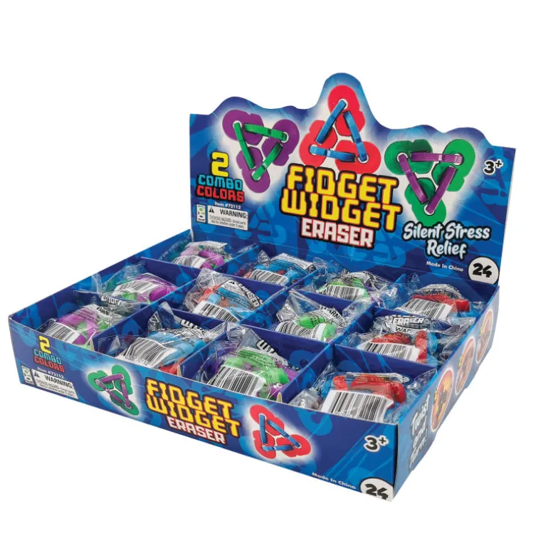 Fidget Widget Eraser - 24 per display