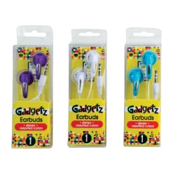 Gadgetz Earbuds - 12 per bag