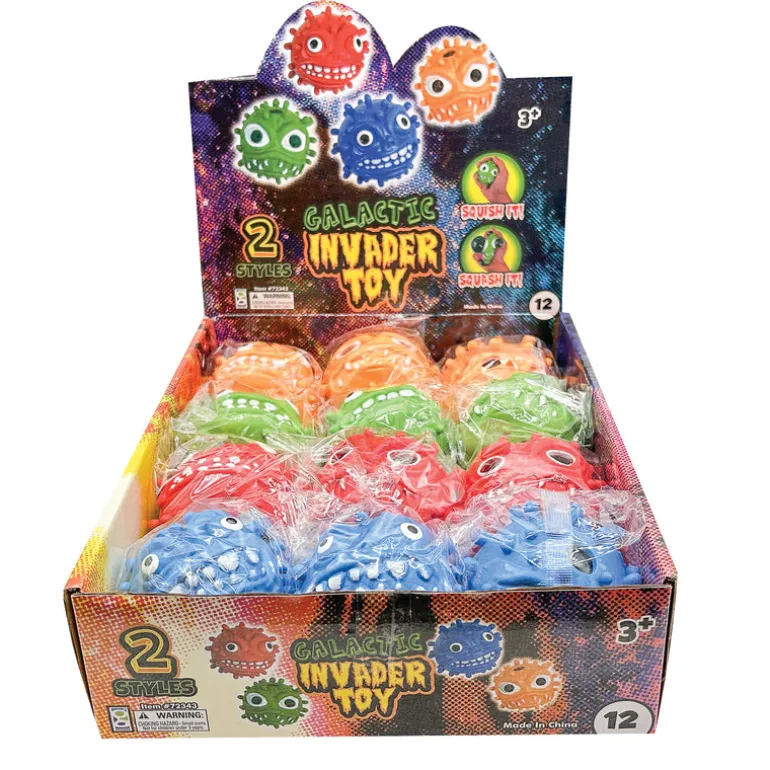 Galactic Invader Toys - 12 per display