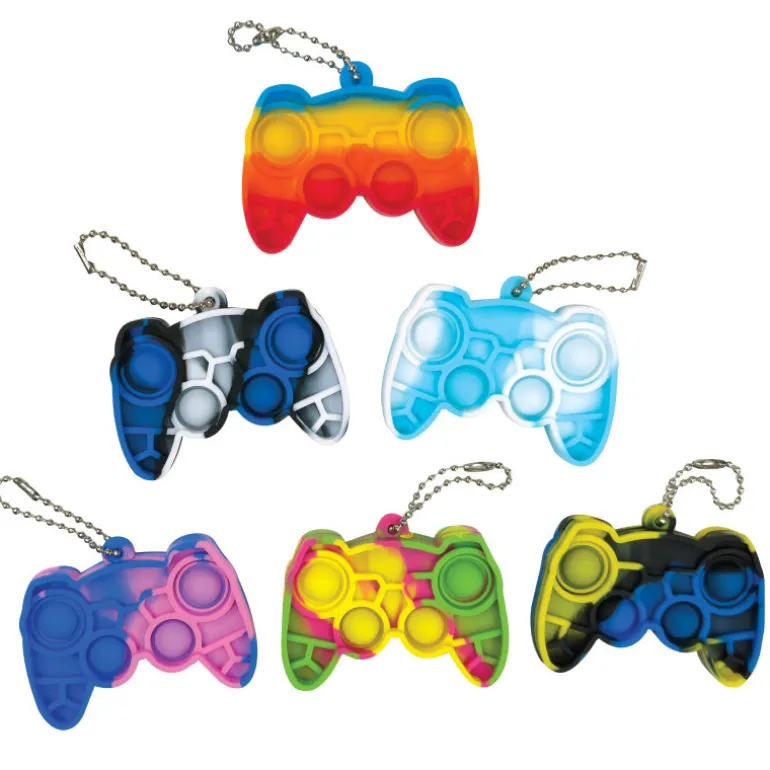 Game Controller Pop N Keychain - 24 per bag