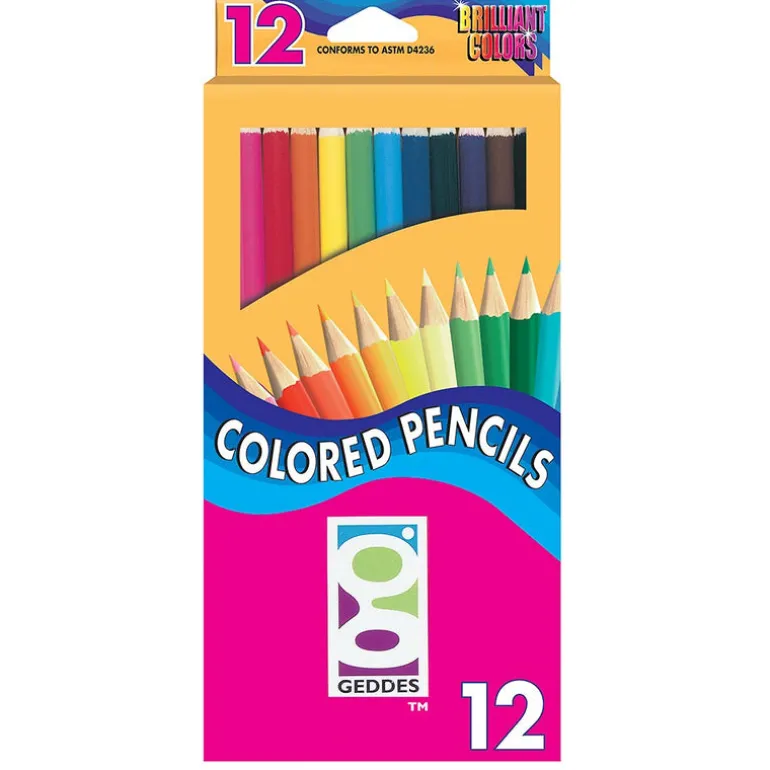 GEDDES 12-CT Colored Pencil - 12 per box