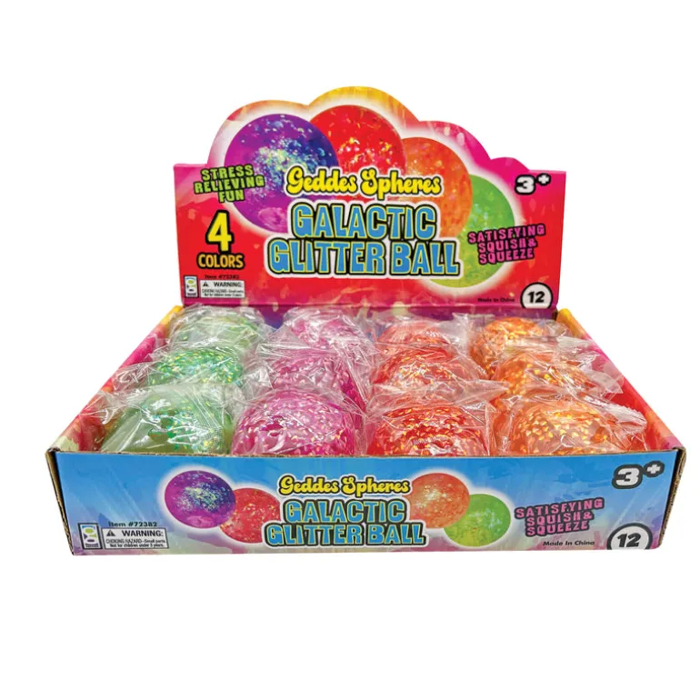 GeddesSphere Galactic Glitter Ball - 12 per display