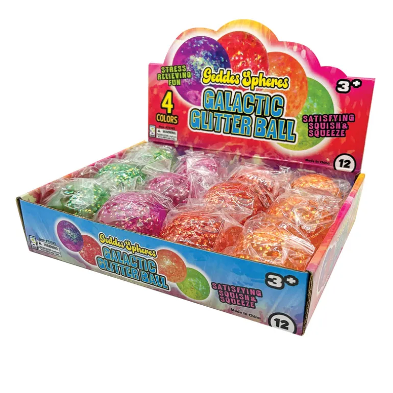 GeddesSphere Galactic Glitter Ball - 12 per display