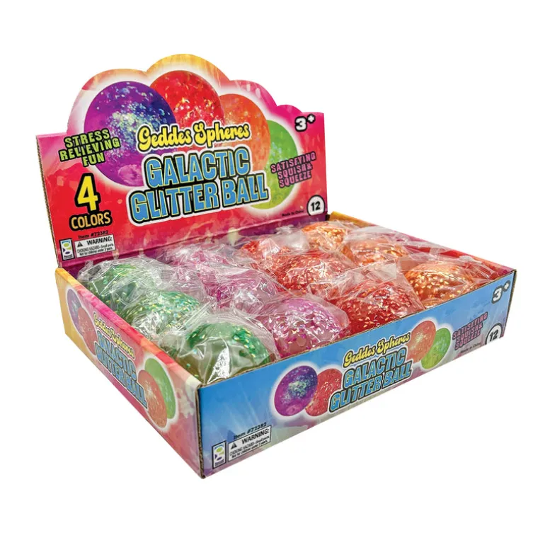 GeddesSphere Galactic Glitter Ball - 12 per display