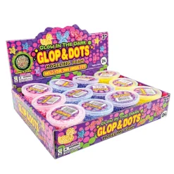 Glow in the Dark Glops & Dots Modeling Foam - 24 per display