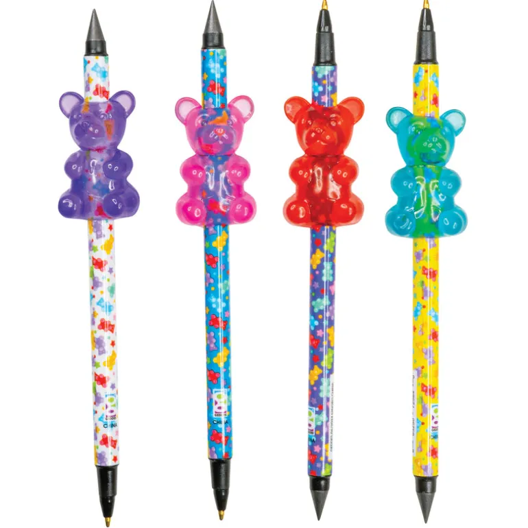 Gummy Bear Forever Pencil & Pen Combo w/scented Gummy Bear Grip - 24 per tub