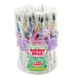 Gummy Bear Forever Pencil & Pen Combo w/scented Gummy Bear Grip - 24 per tub