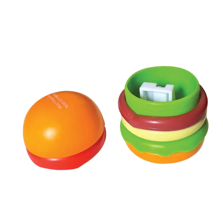 Hamburger Sharpener and Eraser - 24 per box