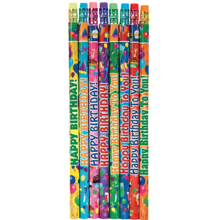 Happy Birthday Pencils - 144 per display
