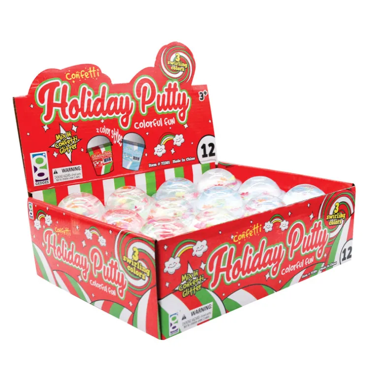 Holiday Confetti Putty - 12 per display