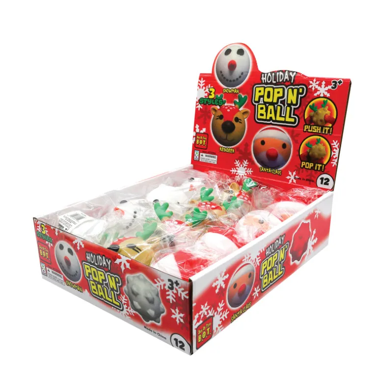 Holiday Pop ‘N’ Balls - 12 per display