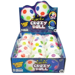 Light Up Crazy Ball - 12 per display