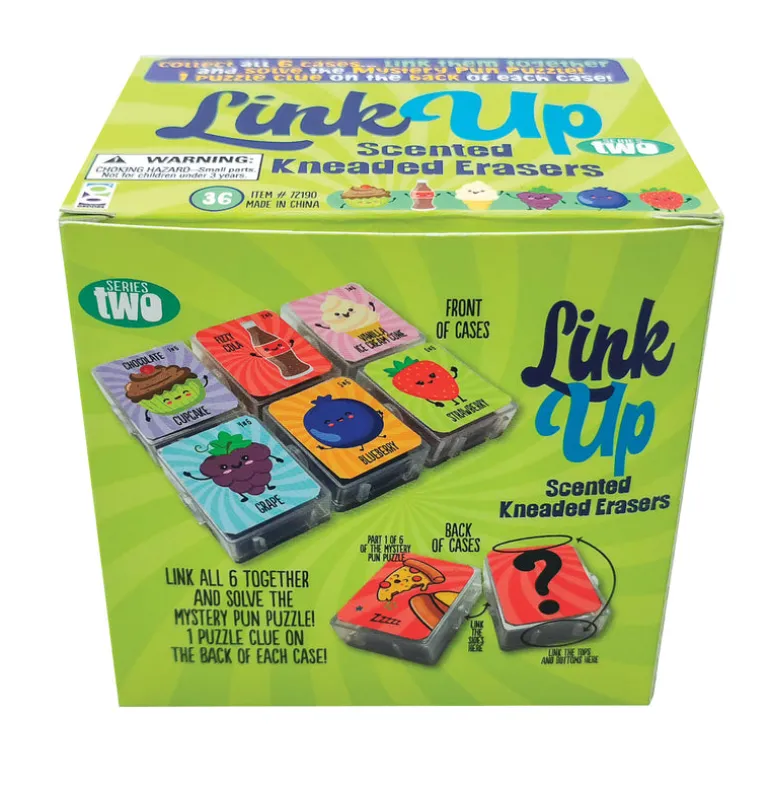 Link Up Scented Kneaded Erasers: Series Two - 36 per display