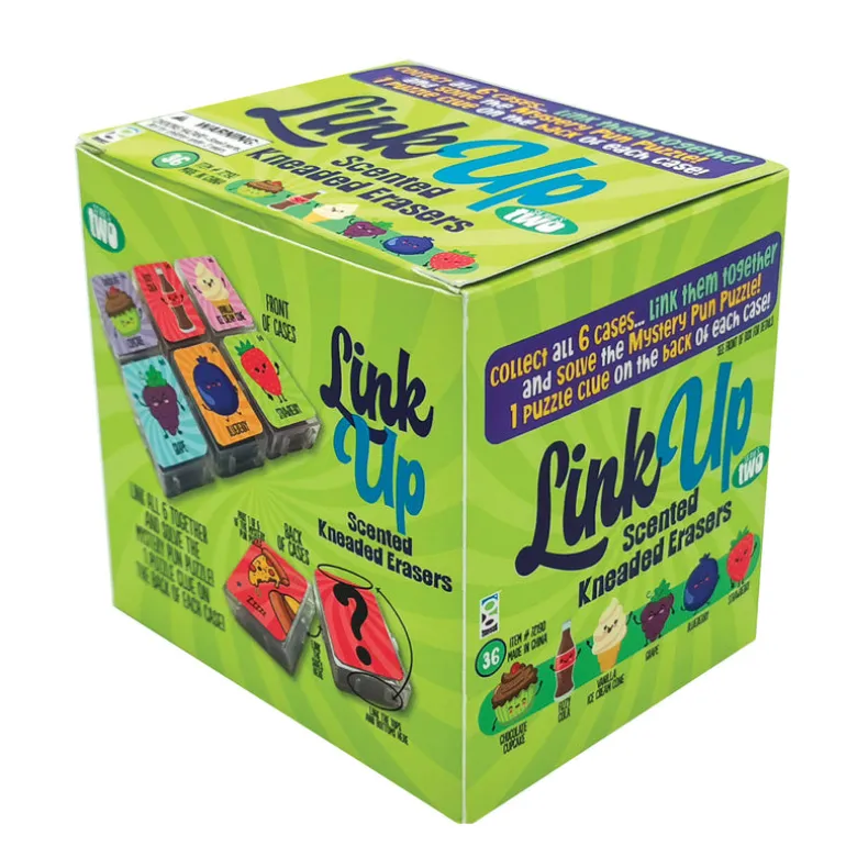 Link Up Scented Kneaded Erasers: Series Two - 36 per display