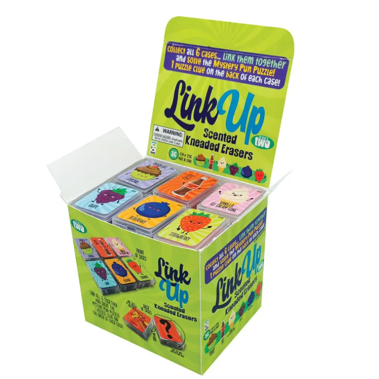 Link Up Scented Kneaded Erasers: Series Two - 36 per display